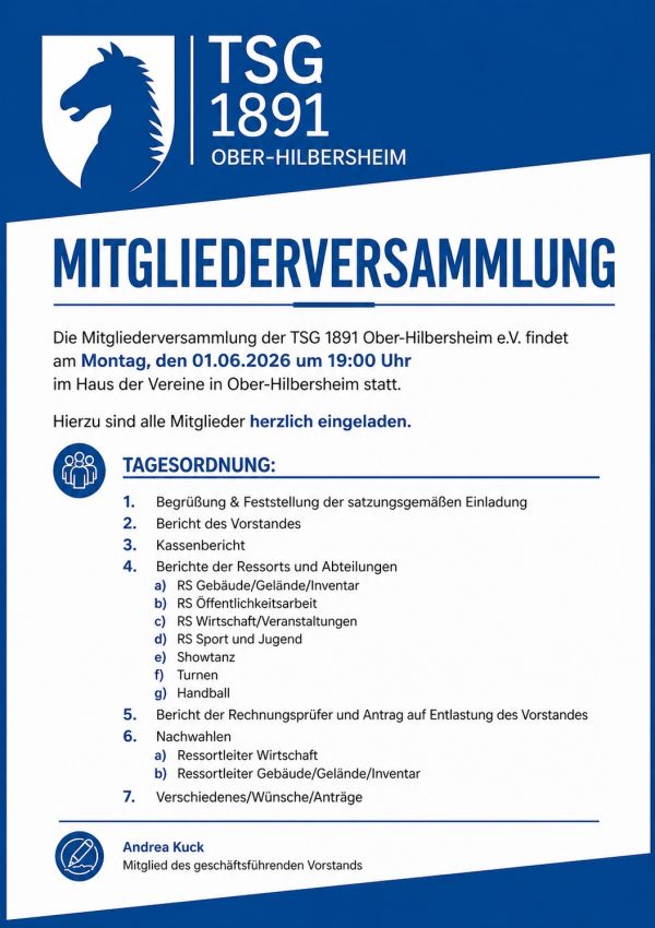 Mitgliederversammlung 2026
